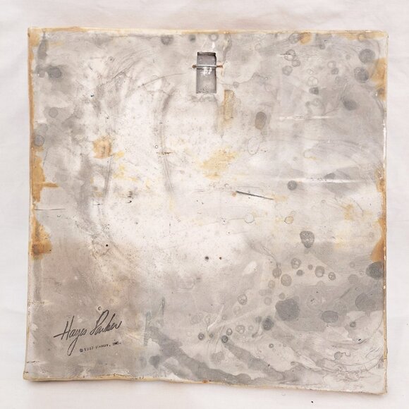 Hayes Parker Fish Stonecast Dimensional Wall Art Hanging Tile 1987 - Picture 3 of 5